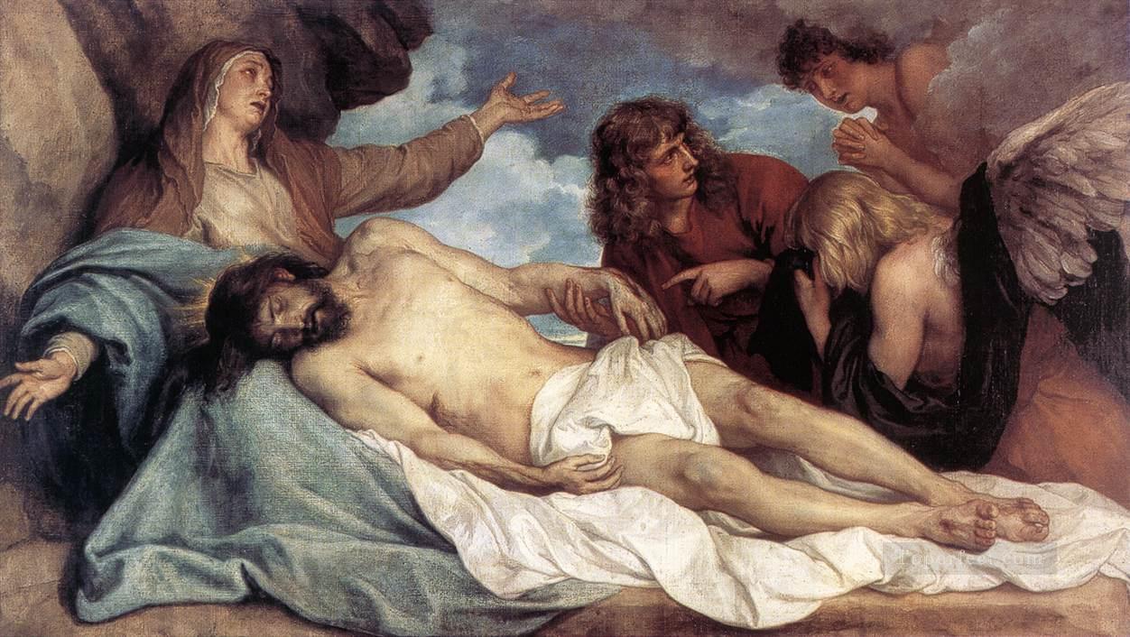 Die Beweinung Christi biblisch Anthony van Dyck Ölgemälde